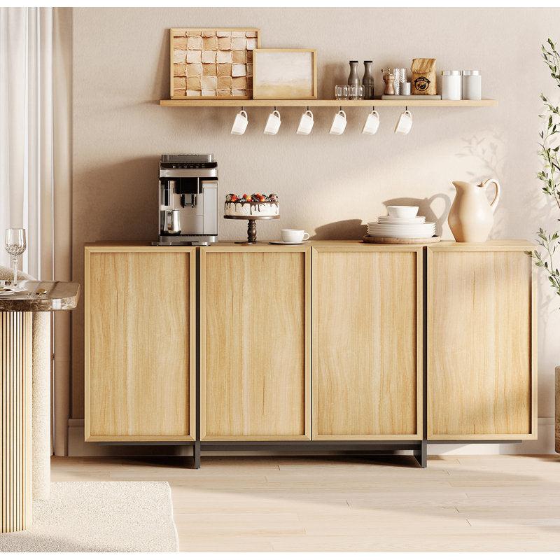 Maisonet - Modern Oak Sideboard Buffet Cabinet for Dining Room