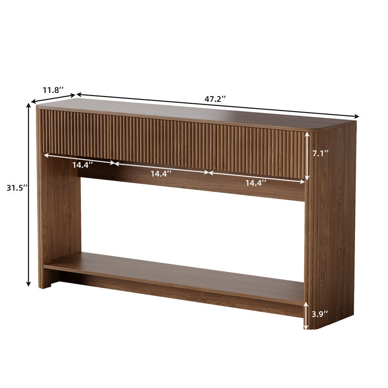Harlow - Solid Wood Console Table with Drawers for Entryway