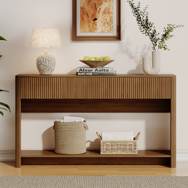Harlow - Solid Wood Console Table with Drawers for Entryway
