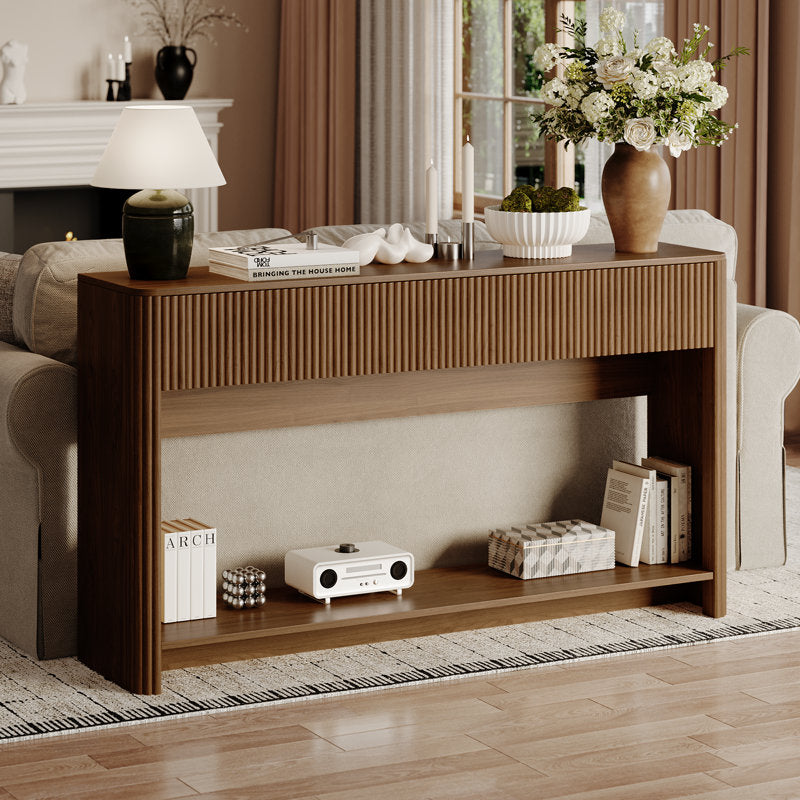 Harlow - Solid Wood Console Table with Drawers for Entryway