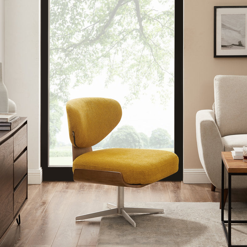 Nohl - Swivel Desk Chair Mid-Century Bentwood Home Office Seating