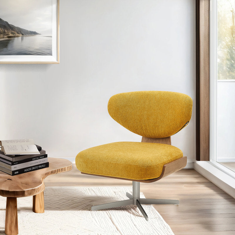 Nohl - Swivel Desk Chair Mid-Century Bentwood Home Office Seating