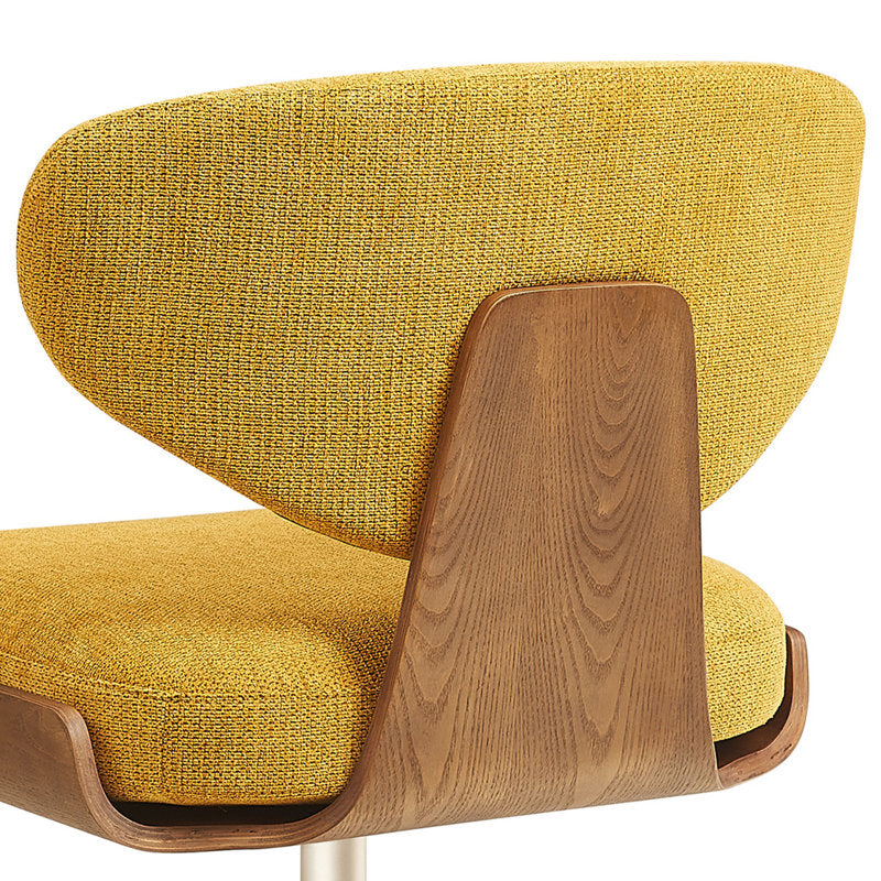Nohl - Swivel Desk Chair Mid-Century Bentwood Home Office Seating