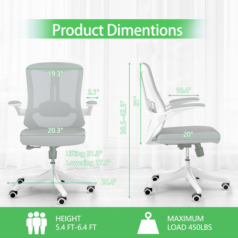 Norberta Home - Ergonomic Mesh Office Chair with Lumbar Support