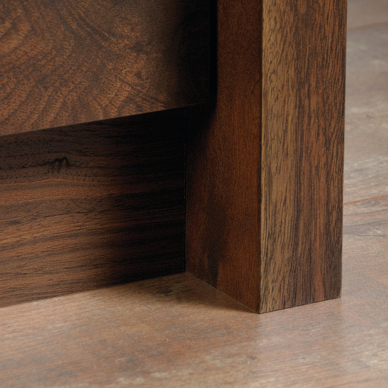 Posner - Modern Walnut Nightstand with Drawer & Open Shelf