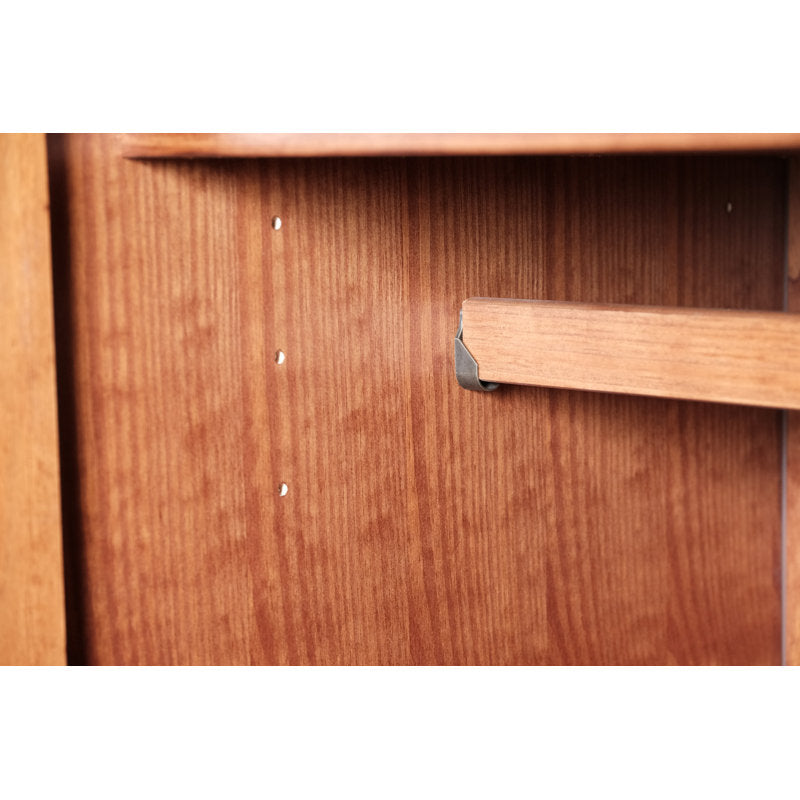 Primm - 2-Door Solid Wood Wardrobe Armoire with Lock for Bedroom