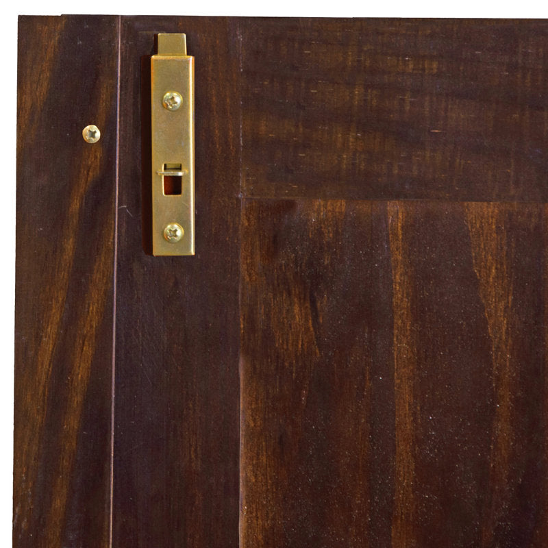 Primm - 2-Door Solid Wood Wardrobe Armoire with Lock for Bedroom