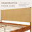 Selina - Solid Wood Platform Bed Bohemian Mid-Century Acacia Frame