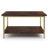 Skyler - Square Mango Wood Industrial Coffee Table for Living Room