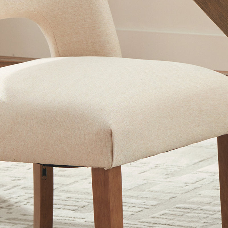 Elara Modern Upholstered Dining Chairs - Set of 4 Fabric Side Chairs