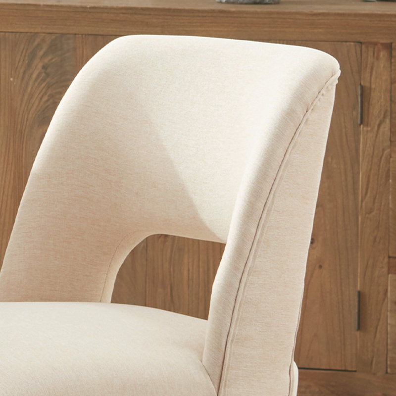 Elara Modern Upholstered Dining Chairs - Set of 4 Fabric Side Chairs