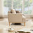 Elara Modern Minimalist Upholstered Sofa - Solid Wood Legs Living Room