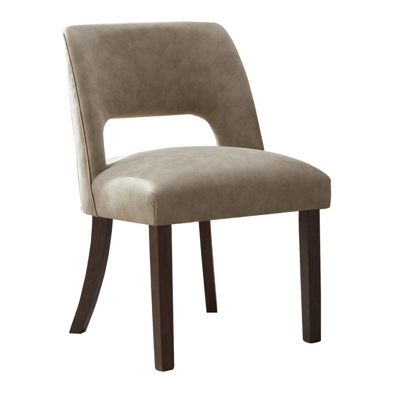VKNOW - Mid-Century Faux Leather Dining Chairs Set of 6 for Dining Room